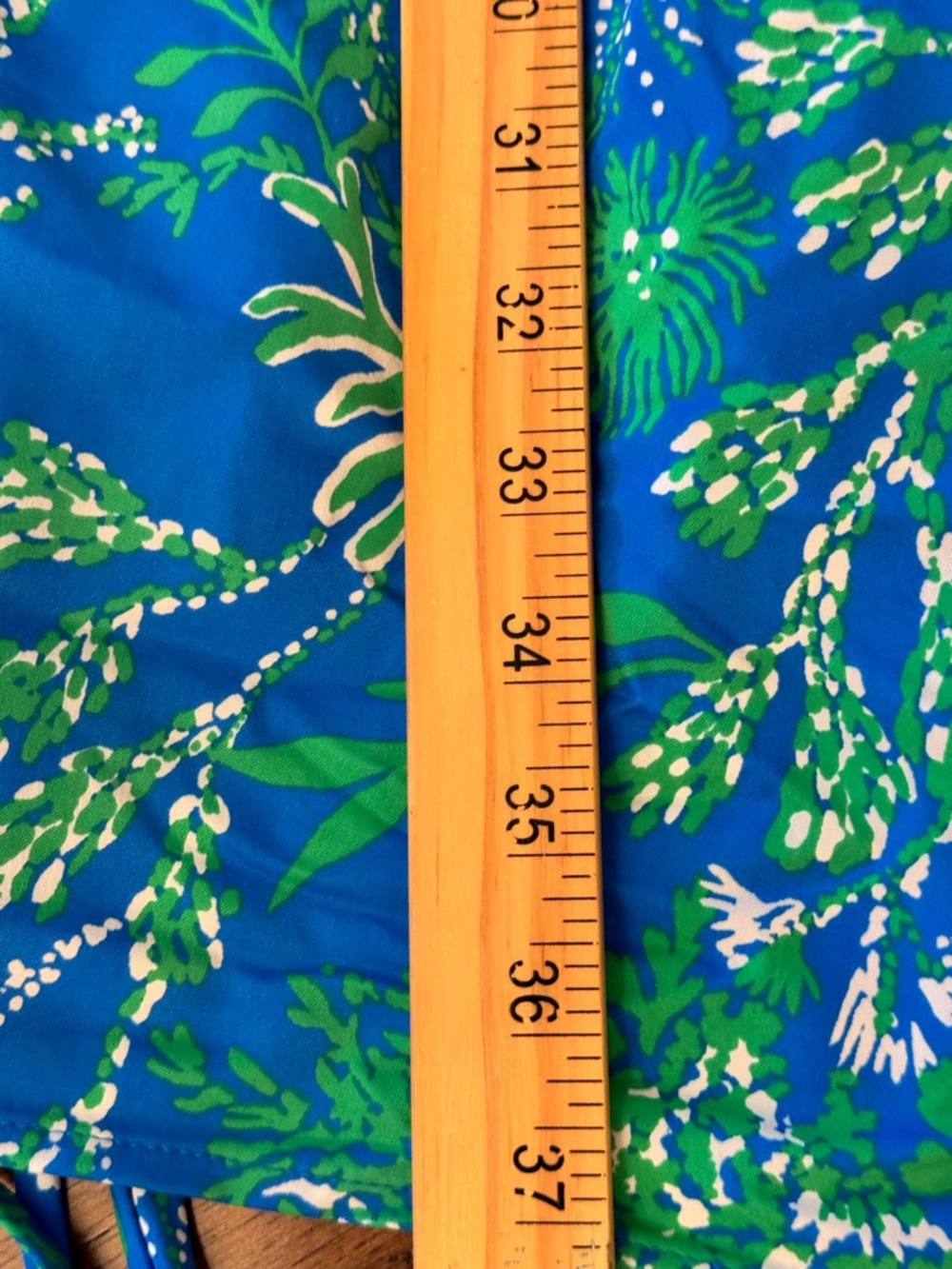 Lilly Pulitzer UPF 50+ Dress in “Briny Blue a Bit Salty” Print Sz L NWOT - Picture 12 of 13